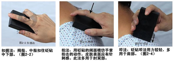 砭石圖片養生手法介紹,一學就會!